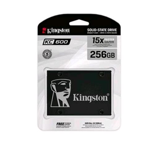 KINGSTON KC600 SSD 256GB SATA III 2.5" 3D TLC 