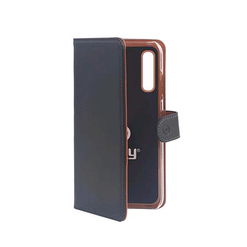 CELLY SAMSUNG GALAXY A70 CUSTODIA IN ECOPELLE COLORE BLACK