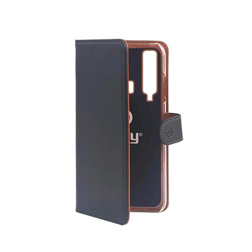 CELLY SAMSUNG GALAXY A9 (2018) CUSTODIA IN ECOPELLE COLORE BLACK
