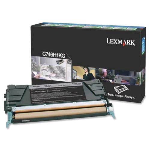 LEXMARK C746H1KG TONER NERO PER C746 C748 12.000 PAGINE
