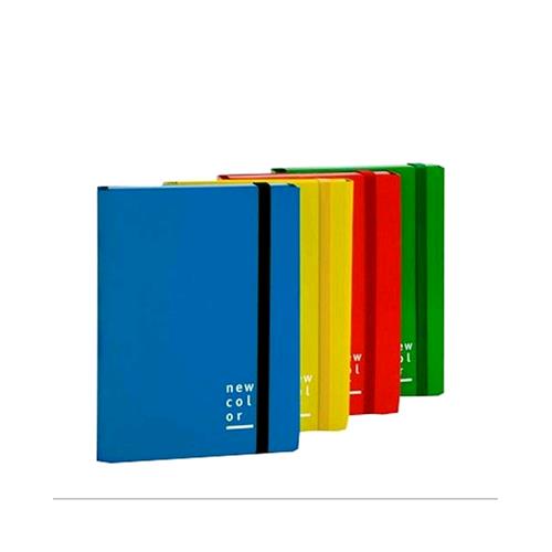 BREFIOCART NEW COLOR CARTELLA 3 LEMBI CON ELASTICO PIATTO 250X350 mm DORSO 5 CM COL. BLU 