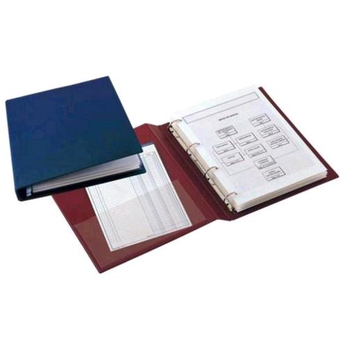 SEI ROTA SANREMO 2000 RACOOGLITORE 4 ANELLI A D DA 25MM IN COLPAN 180X240MM DORSO 4.5CM COL. BLU 