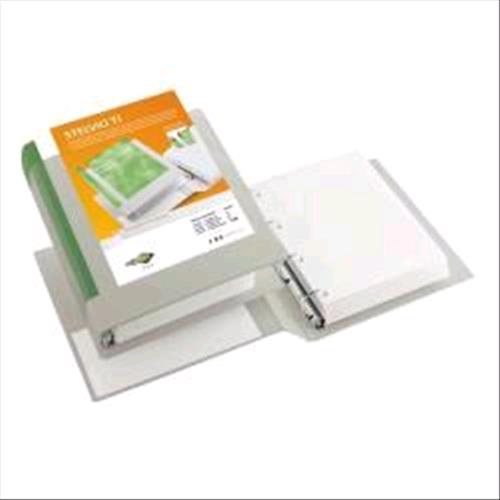 SEI ROTA STELVIO RACCOGLITORE PERSONALIZZABILE 2 ANELLI DA 25MM IN COLPAN 220X300MM DORSO 4.5CM COL. BIANCO