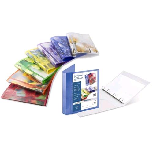 SEI ROTA MYTO TI  RACCOGLITORE 4 ANELLI A D 30MM IN PP 22X300MM A4 DORSO 3CM COL. LILLA