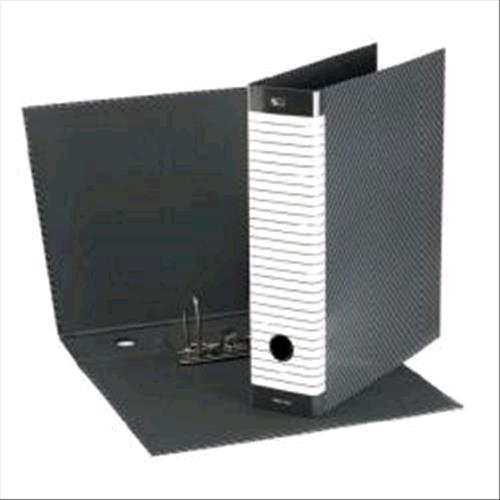 ESSELTE DELSOLINE G13 REGISTRATORE FORMATO COMMERCIALE 230X300X80 mm COL. BIANCO/GRIGIO CONF 6 Pz.