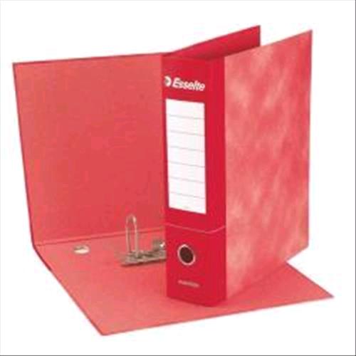 ESSELTE ESSENTIAL G75 REGISTRATORE FORMATO PROTOCOLLO 230X300X80 mm COL. ROSSO CONF 6 Pz.