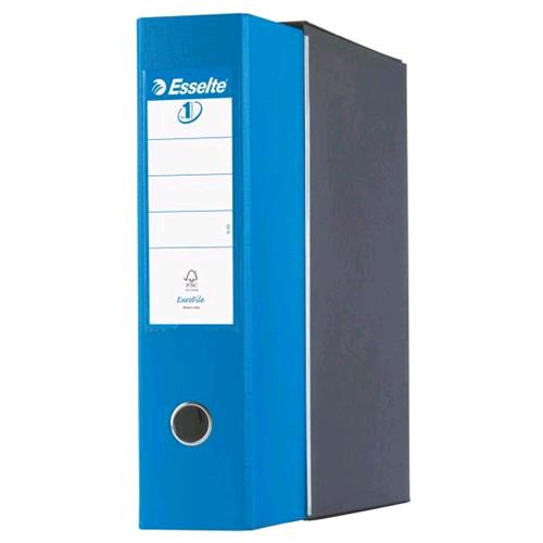 ESSELTE EUROFILE G55 REGISTRATORE FORMATO PROTOCOLLO 230X330X80 mm COL. BLU VIVIDA CONF 6 Pz.