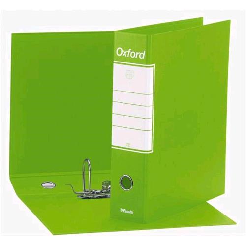 ESSELTE OXFORD G85 REGISTRATORE FORMATO PROTOCOLLO 230X330X80 mm COL. LIME CONF 6 Pz.