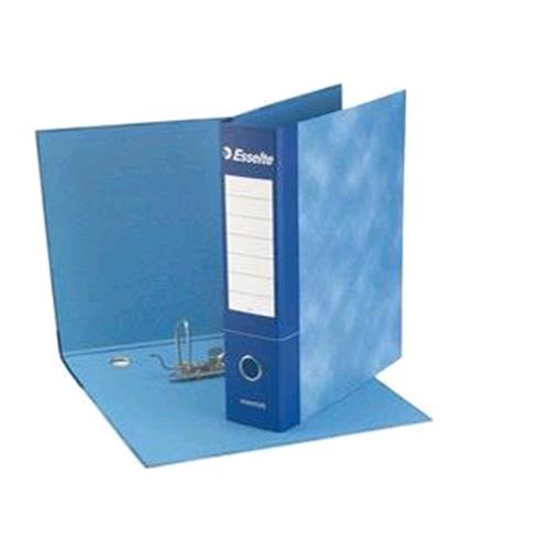 ESSELTE ESSENTIAL G72 REGISTRATORE FORMATO COMMERCIALE 230X300X50 mm COL. BLU CONF 8 Pz.