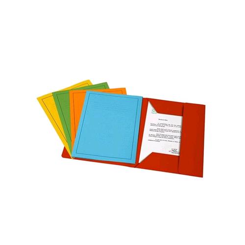 FRASCHINI CARTELLA 3 LEMBI + STAMPA 250X350 mm 200GR COL. ROSSO CONF 25 Pz.