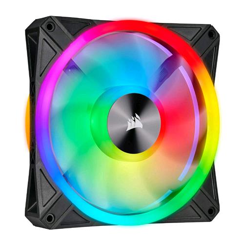 CORSAIR ICUE QL140 RGB VENTOLA CON LED RGB DA 140 MM 34 LED RGB REGOLABILI SINGOLARMENTE FINO A 1.250 GIRI/MIN SILENZIOSA SMORZATORI IN ANTIVIBRAZIONE CONFEZIONE SINGOLA