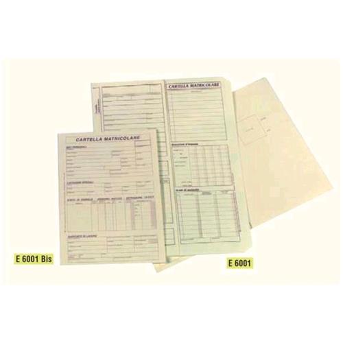 EDIPRO SCHEDARIO CARTELLA MATRICOLARE 170X240 mm CONF 100 Pz.