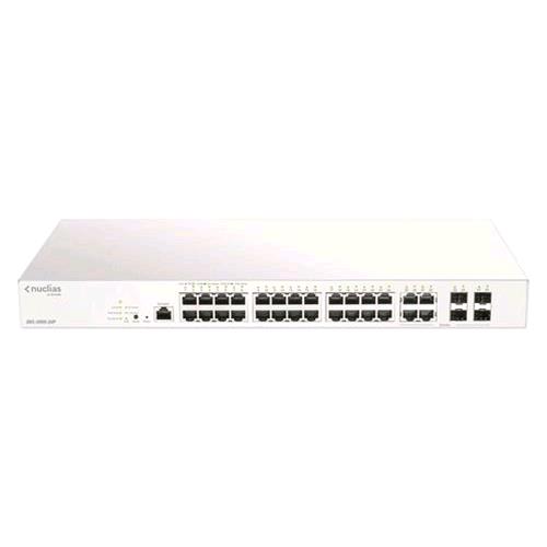 D-LINK DBS-2000-28P SWITCH GESTITO 24 x 10/100/1000 (PoE+) + 4 x SFP combinato PoE+ (193 W)