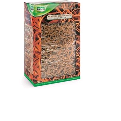 LEBEZ ELASTICI CAUCCIU' SCATOLA 1 KG 60X2 MM DIAMETRO 40 MM