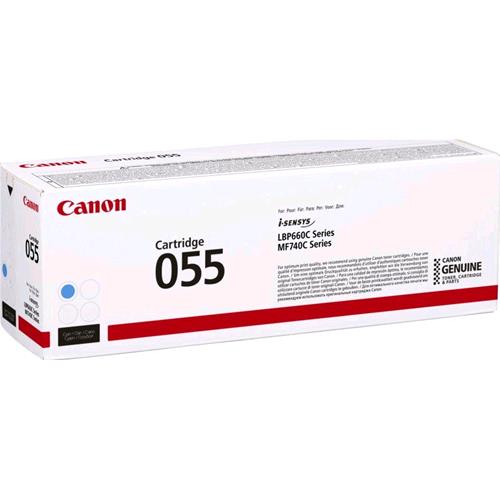 CANON 055 TONER CIANO 2.100 PAGINE per ImageCLASS LBP664Cdw MF745Cdw i-SENSYS LBP663Cdw LBP664Cx MF742Cdw MF744Cdw MF746Cx