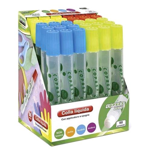 LEBEZ ESPOSITORE COLLA LIQUIDA DA 50 GR CONF 36 Pz.