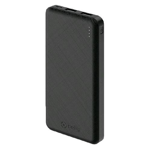 CELLY POWERBANK ENERGY 10.000mAh 2 PORTE USB NERO
