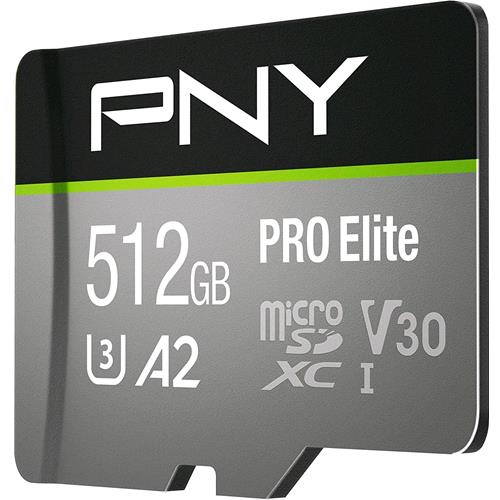 PNY PRO ELITE 512GB MICRO SDXC CLASSE 10 U3