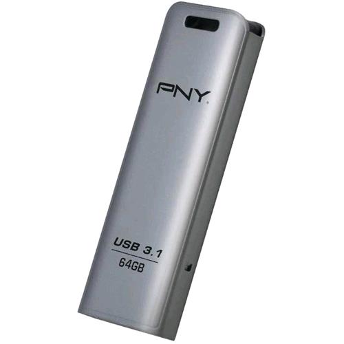 PNY ELITE STEEL 64GB USB 3.1 ACCIAIO