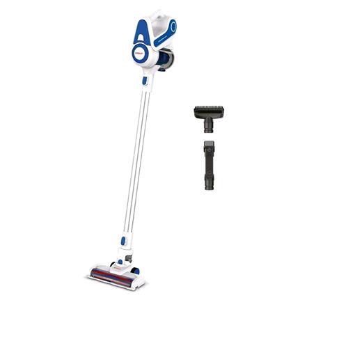 POLTI FORZASPIRA SLIM SR90B SCOPA ELETTRICA SENZA FILI RICARICABILE CON DOPPIA FUNZIONE TECNOLOGIA CICLONICA AUTONOMIA FINO A 40 MIN PARCHEGGIO VERTICALE BIANCO/BLU