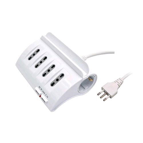 MEDIACOM M-PM6DKUSB MULTIPRESA DA SCRIVANIA CON VANO PORTA TABLET/TELEFONO 6 POSTI + 2 USB