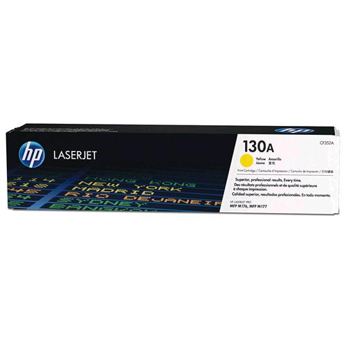 HP 130A TONER GIALLO PER COLOR LASERJET PRO MFP M176N- LASERJET PRO M177FW (CF352A)