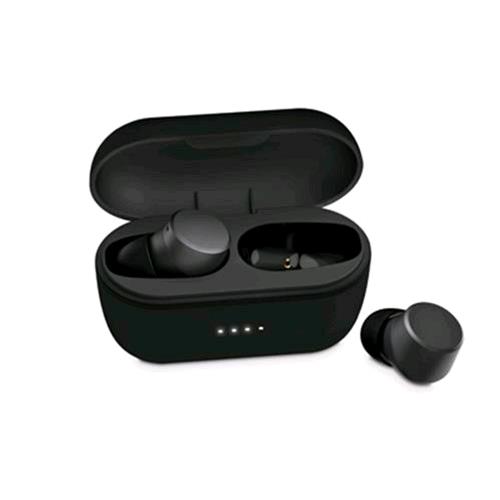 ATLANTIS SM60-T2-B AURICOLARE BLUETOOTH CON CUSTODIA DI RICARICA FUNZIONE SOFT TOUCH 700mAh NERO