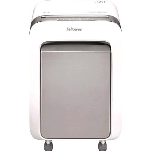 FELLOWES LX211 INTELLIBAR DISTRUGGIDOCUMENTI A MICROFRAMMENTO CESTINO 23LT CAPACITA' 15 FOGLI BIANCO