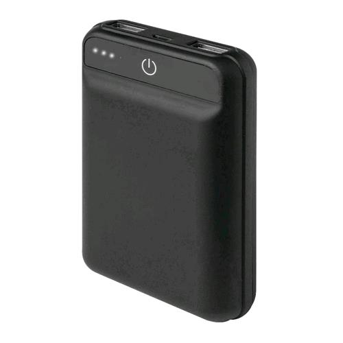 CELLY POWERBANK POCKET SIZE 10.000 MAH 2xPORTE USB BLACK