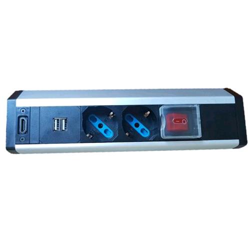 NILOX MULTIPRESA 2 SCHUKO 2 USB HDMI