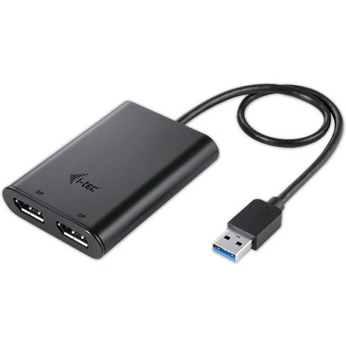 I-TEC USB 3.0/USB-C DUAL 4K DISPLAY PORT ADATTATORE VIDEO 2X DISPLAY PORT 1X USB 3.0/USB -C