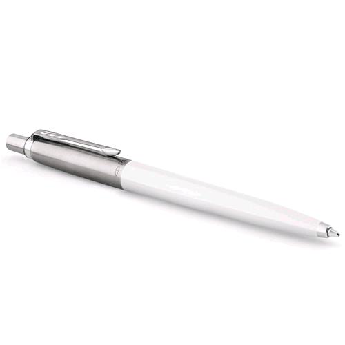 PARKER JOTTER ORIGINAL PENNA A SFERA INCHIOSTRO BLU PUNTA MEDIA FUSTO BIANCO