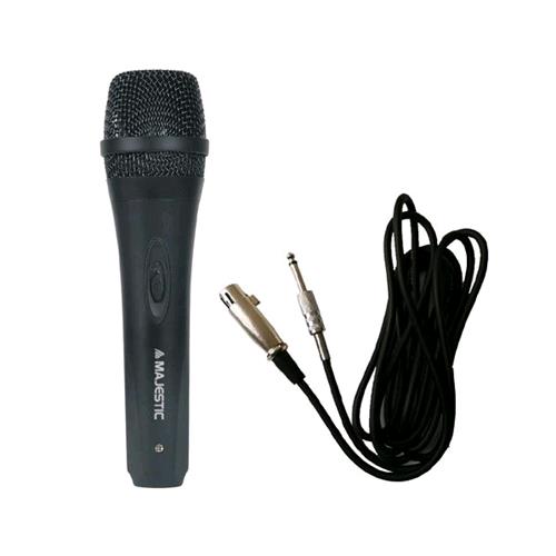 MAJESTIC MIC-620 MICROFONO DINAMICO UNIDIREZIONALE CON CAVO NERO