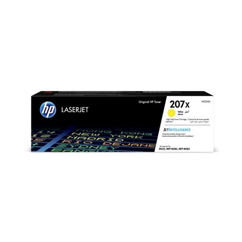 HP 207X TONER GIALLO ALTA RESA 2.450 PAGINE PER COLOR LASERJET PRO MFP M282NW, MFP M283FDN, MFP M283FDW