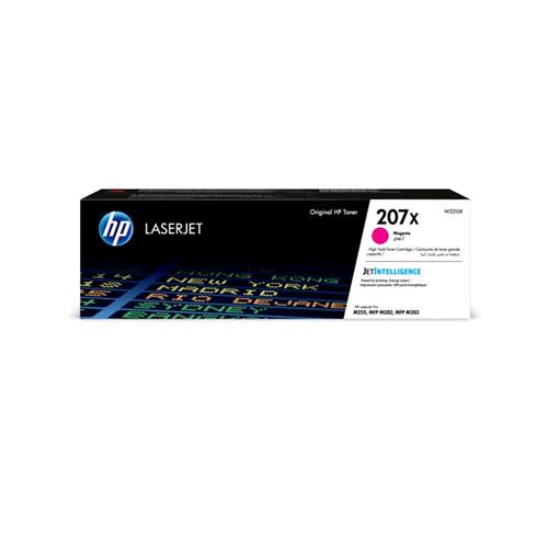 HP 207X TONER MAGENTA ALTA RESA 2.450 PAGINE PER COLOR LASERJET PRO MFP M282NW, MFP M283FDN, MFP M283FDW