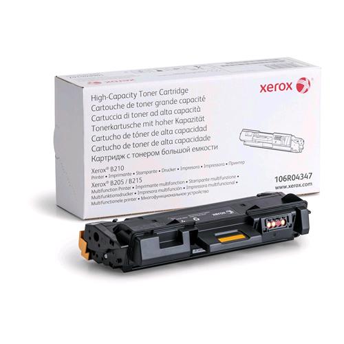 XEROX 106R04347 TONER NERO ALTA CAPACITA' PER B205V/NI, B210/DNI, B210V/DNI, B215V/DNI 3.000 PAGINE