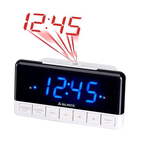 MAJESTIC SVE-337P SVEGLIA DIGITALE CON PROIEZIONE DELL’ORA DISPLAY LED  DA 1.2" BLU DOPPIA ALARME