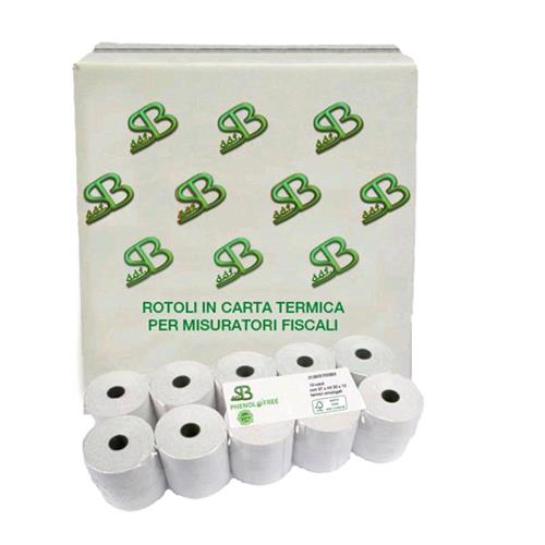 SA.BA.CART ROTOLO IN CARTA TERMICA X REGISTRATORE DI CASSA SABAPLUS MM80X80MT ANIMA 12 mm CONF 5 Pz.
