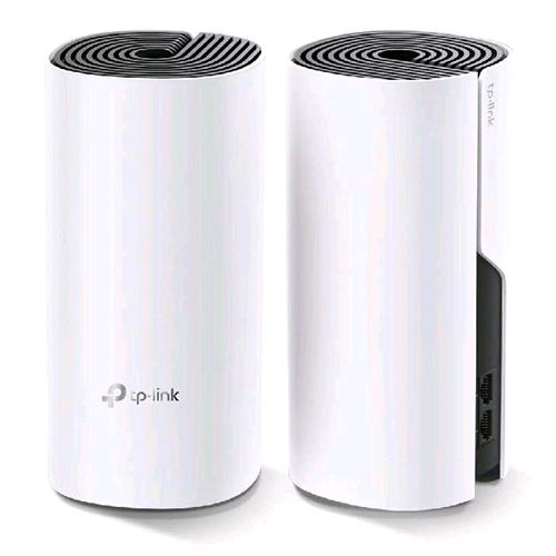TP-LINK DECO E4 WIFI MESH DUAL BAND AC1200 2 PORTE ETHERNET 100MBPS MODALITÀ ROUTER E ACCESS POINT PARENTAL CONTROL 2 PEZZI BIANCO 