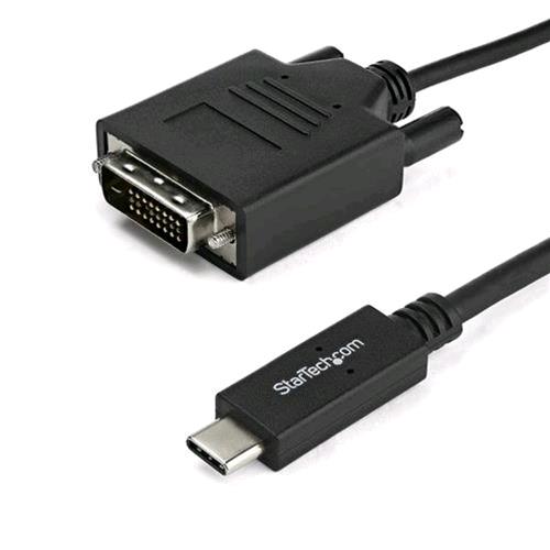 STARTECH CDP2DVIMM2MB CAVO USB-C MASCHIO/DVI MASCHIO 2MT COLORE NERO