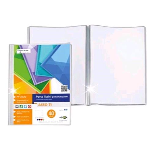 SEI ROTA ASSO TI PORTALIISTINI PERSONALIZZABILE IN PP 220X300 mm 40 BUSTE BIANCO