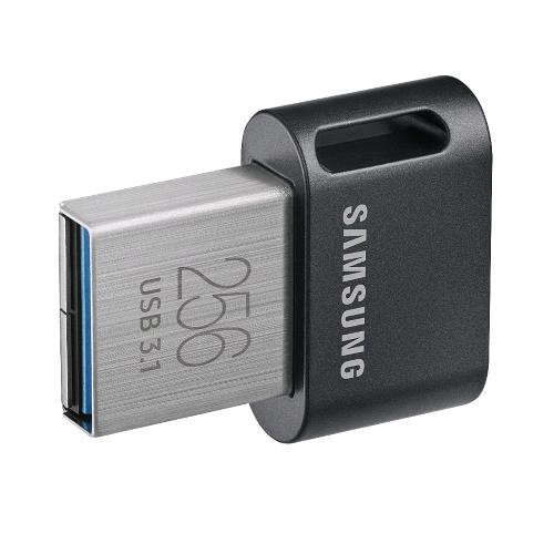 SAMSUNG FIT PLUS CHIAVETTA USB 256GB USB 3.1 GEN1 TYPE-A VELOCITÀ DI LETTURA FINO A 400 MB/S GRIGIO TITANIUM
