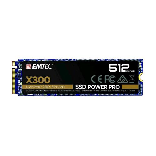 EMTEC X300 POWER PRO SSD 512GB M.2 2280 NVME
