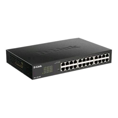 D-LINK DGS-1100-24V2 SWITCH 24 PORTE GESTITO POE GIGABIT ETHERNET (10/100/1000) NERO 1U