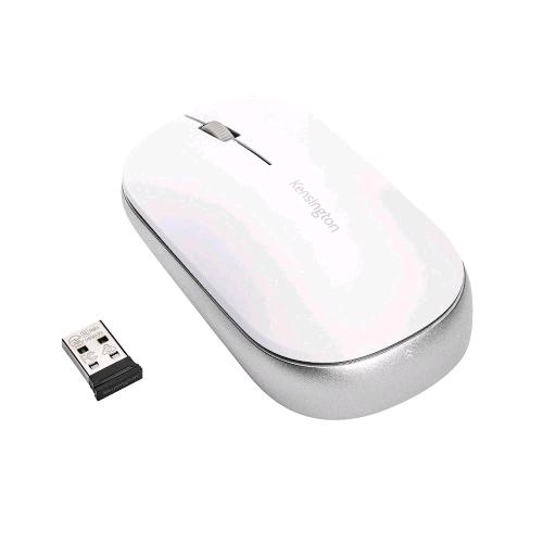 KENSINGTON SURETRACK MOUSE WIRELESS DOPPIO 2.4 GHz 4.000 DPI BIANCO
