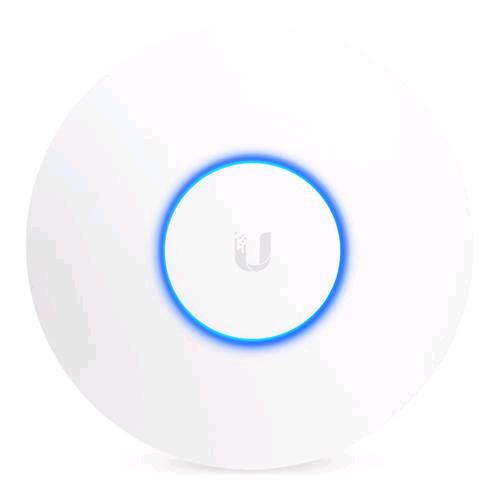 UBIQUITI UNIFI UAP-AC-HD ACCESS POINT AC HIGH DENSITY INDOOR-OUTDOOR WI-FI DUAL BAND 2.4/5GHz 1733 Mbit/s PoE INSTALLABILE A PARETE O SIFFITTO BIANCO