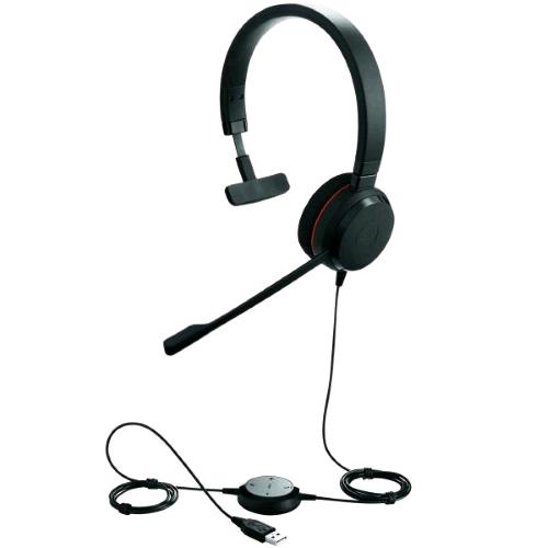 JABRA EVOLVE 20 UC MONO CUFFIE CON MICROFONO ON-EAR USB