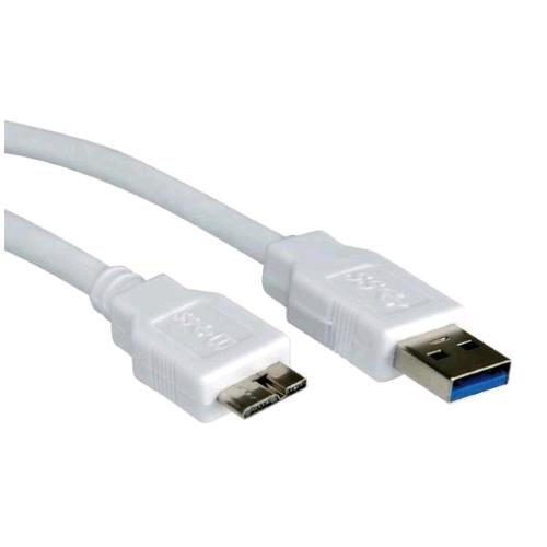 NILOX CAVO USB 3.0 TIPO A MICRO USB TIPO B 0.8 MT BIANCO