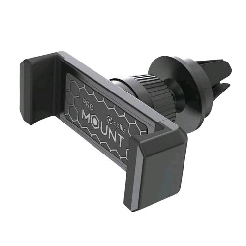 CELLY MOUNTVENTBK SUPPORTO AUTO PER SMARTPHONE FINO A 6.5" CON CLIP PER BOCCHETTA DI AREAZIONE NERO