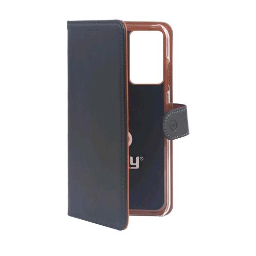 CELLY WALLY SAMSUNG GALAXY S20+ CUSTODIA A PORTAFOGLIO IN SIMILPELLE NERA 